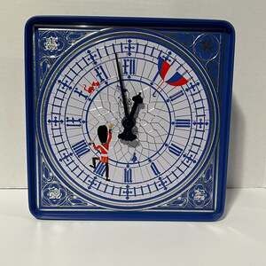 Marks & Spencer Big Ben Working Clock Tin with Dark Chocolate Orange Jaffa Cakes